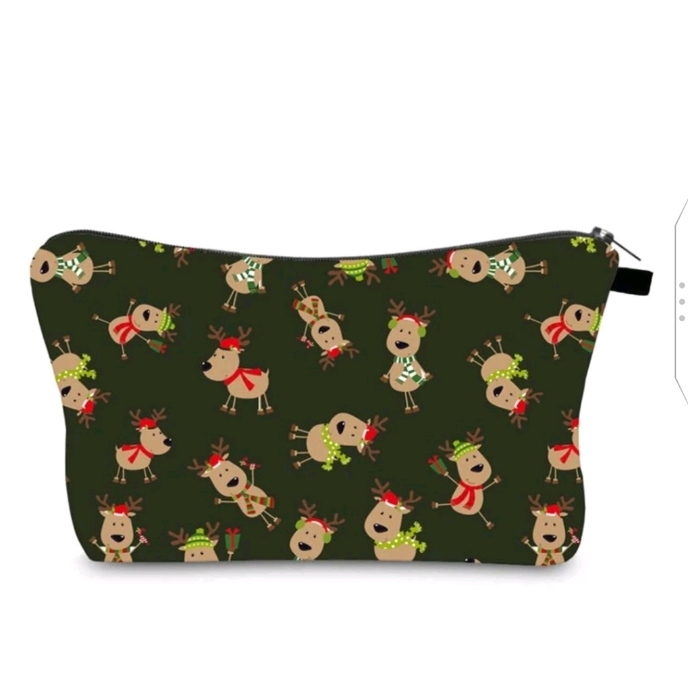 ✨3 FOR $28✨🎀🆕 REINDEER MAKE UP BAG 🎀